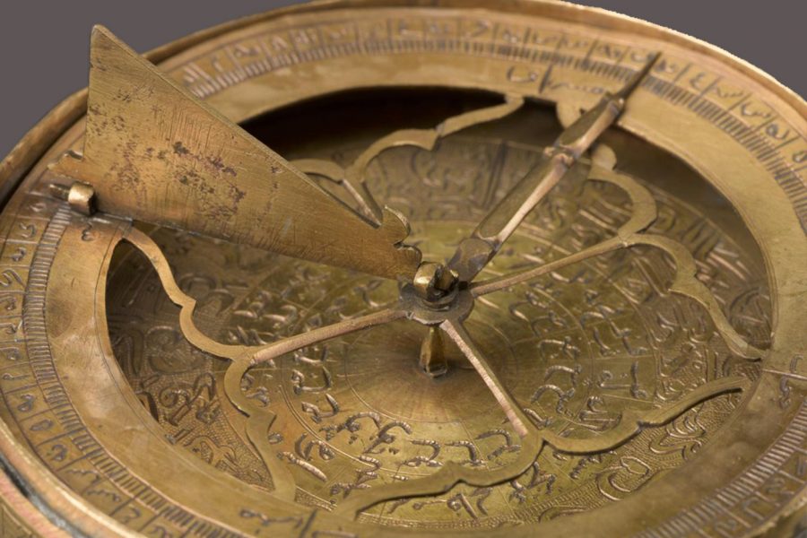 Early Persian brass sundial