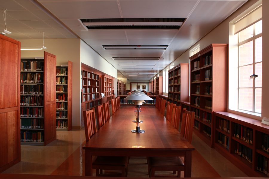 English department reading room