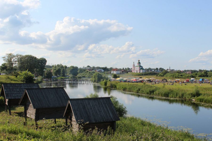 Rural landscape in Eastern Europe