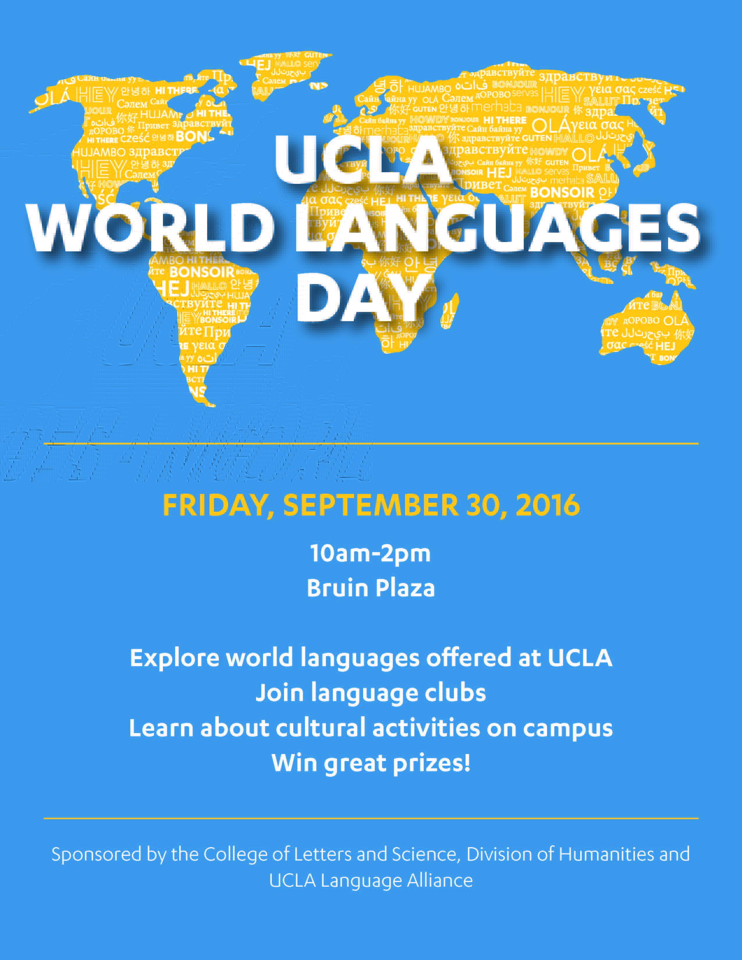 World Languages Day Humanities Division Ucla