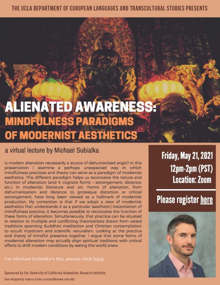 Alienated Awareness: Mindfulness Paradigms of Modernist Aesthetics | a ...