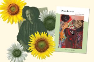 Judy Natal (Mullen), Black Sunflowers Poetry Press (book cover), Trever Ducote/UCLA (composite)