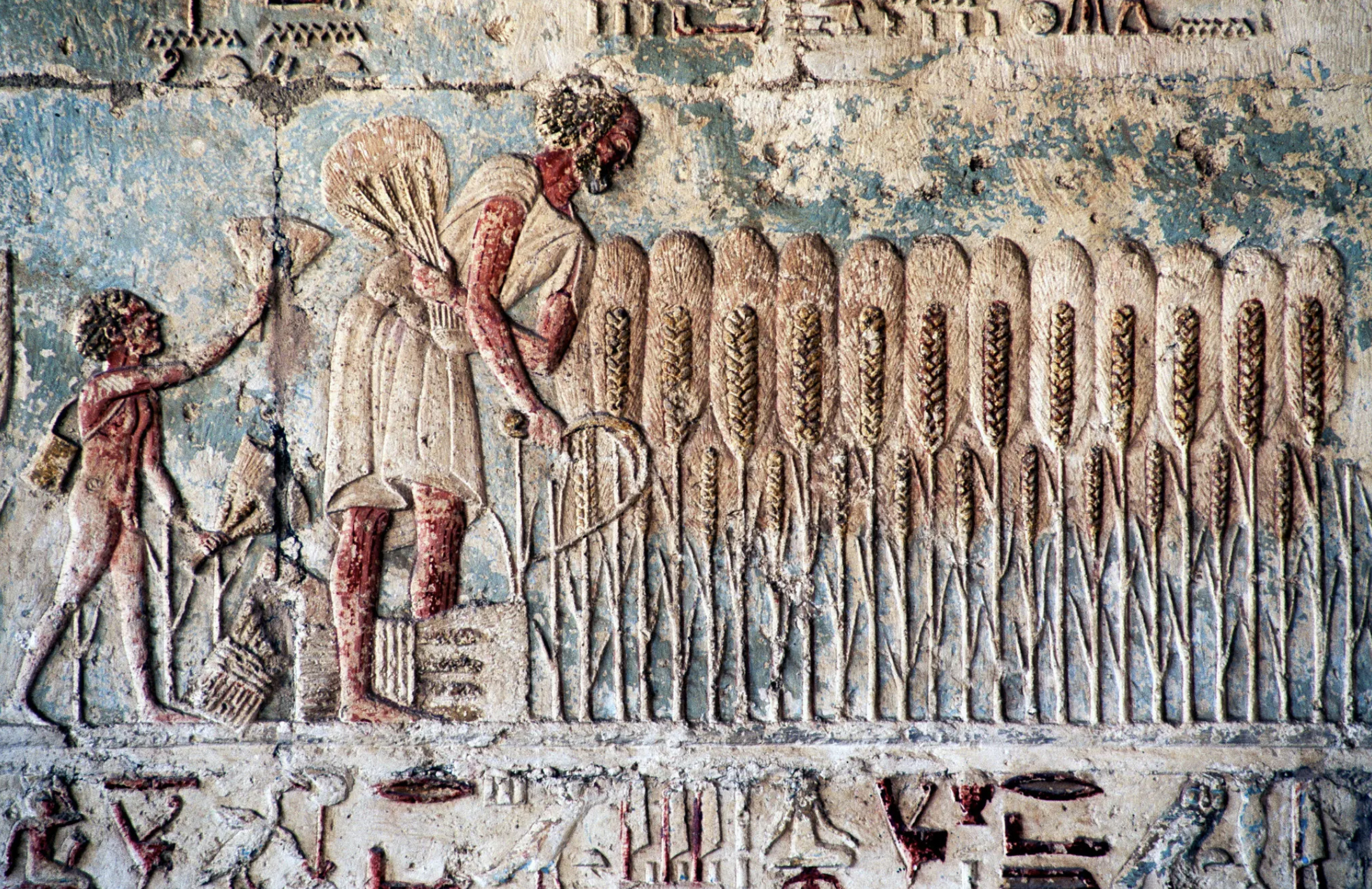 Detail of ancient mural