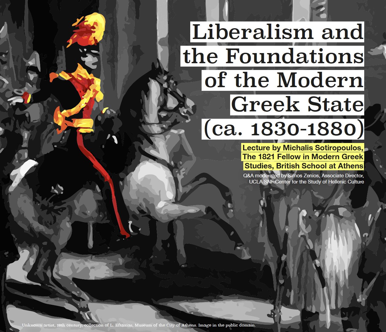 Liberalism and the Foundations of the Modern Greek State Event
