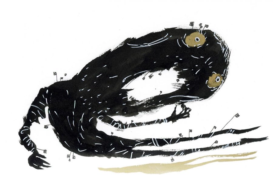 Still from the animated short film Extremely Short