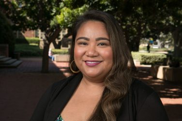 Portrait of Lisa Felipe outdoors at UCLA