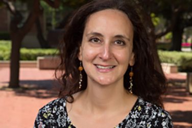 Reem Hanna-Harwell portrait outdoors at UCLA