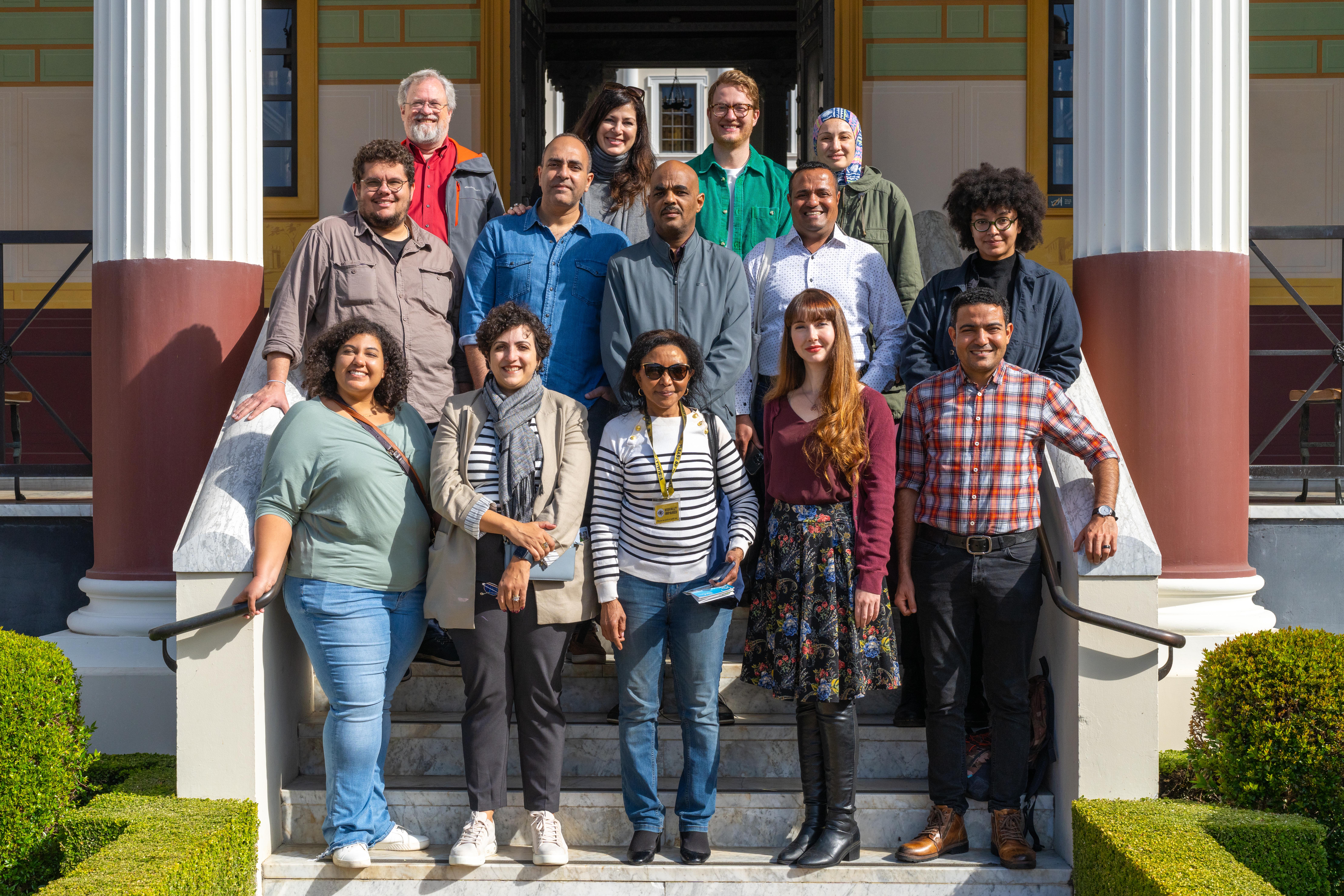 Participants from Exploring the Nile workshop at Getty Villa. October 2024.