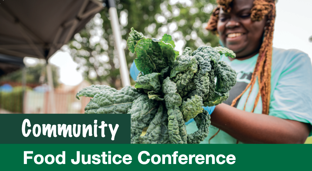 Event image for Edible Entanglements: Race, Environment and Ethics showing woman holding a large bunch of kale