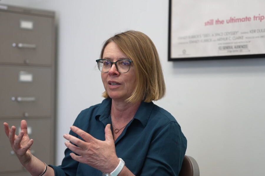 Alex Purves in still image from video interview