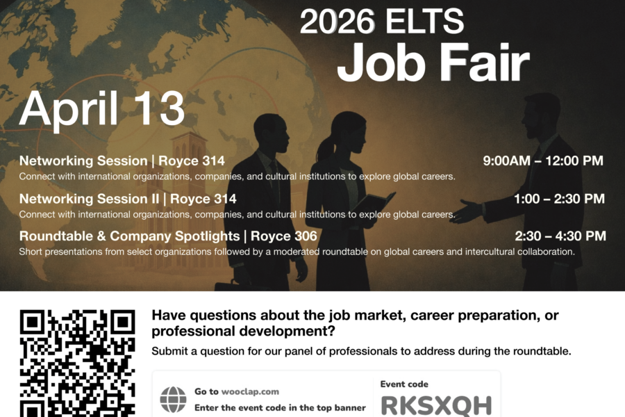 Graphic for 2026 ELTS Job Fair