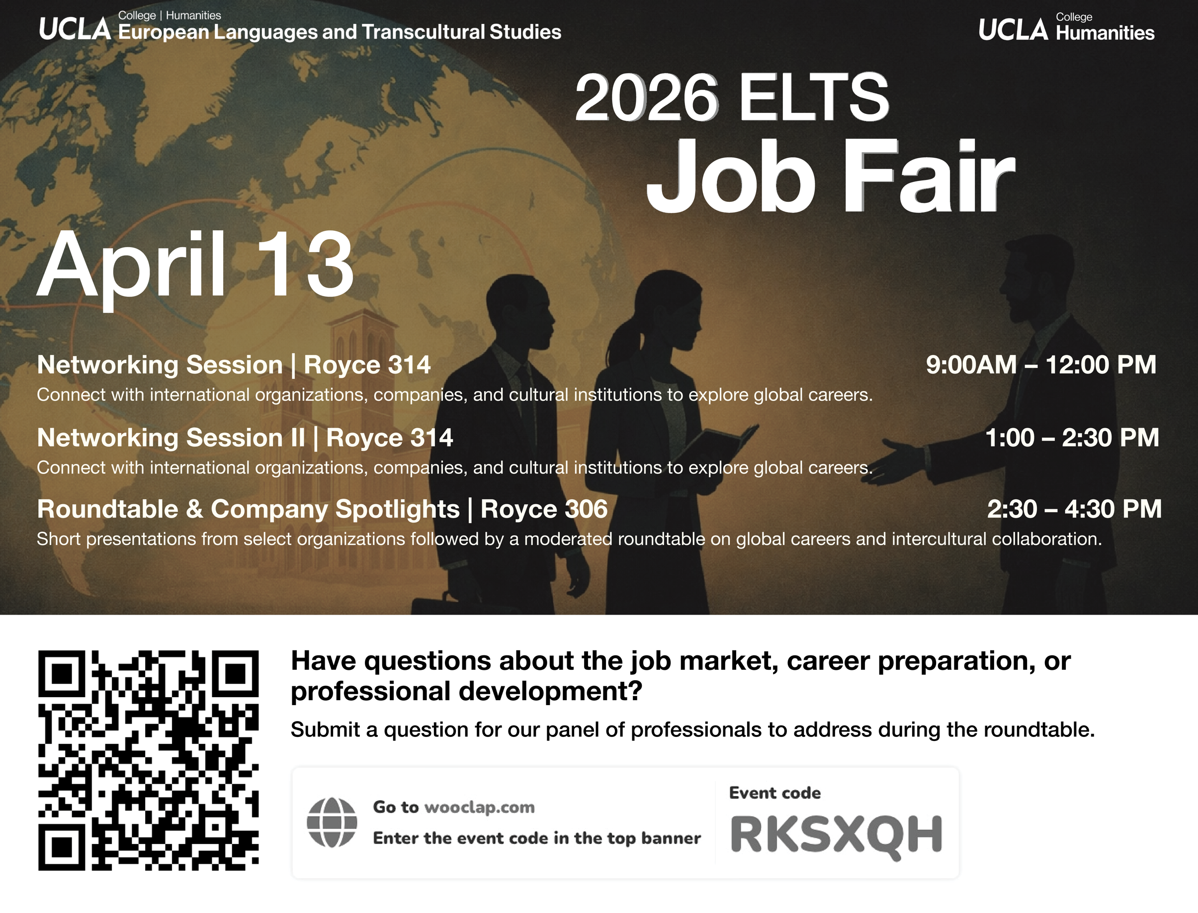 Graphic for 2026 ELTS Job Fair